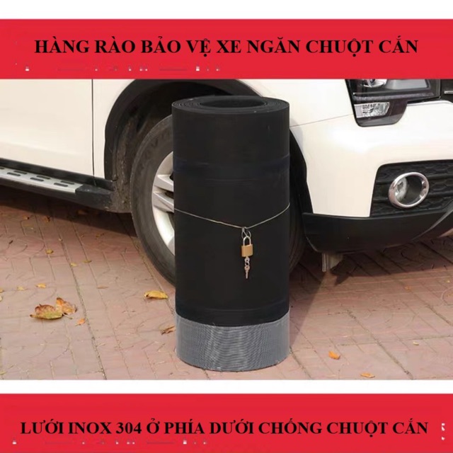 Rào chống chuột chui vào xe oto cắn dây điện