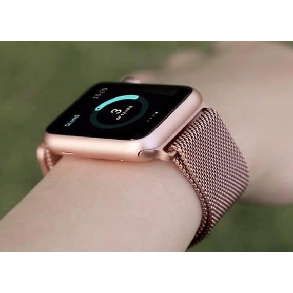 Dây kim loại không gỉ thép milan cho Apple Watch đồng Hồ Thông Minh iWatch 1/ 2/ 3/ 4/ 5/ 6/ SE size 38mm 40mm 42mm 44mm
