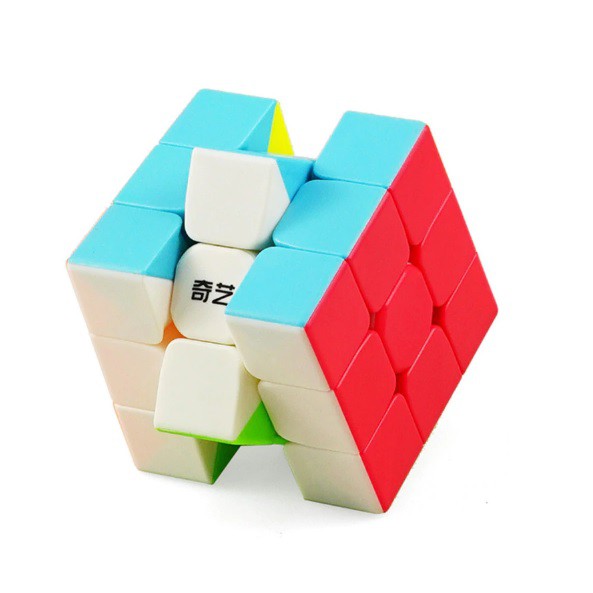 Đồ Chơi Rubik Qiyi Speed S Stickerless - Rubik Cao Cấp, Bẻ Góc Cực Tốt (Tặng chân đế rubik)