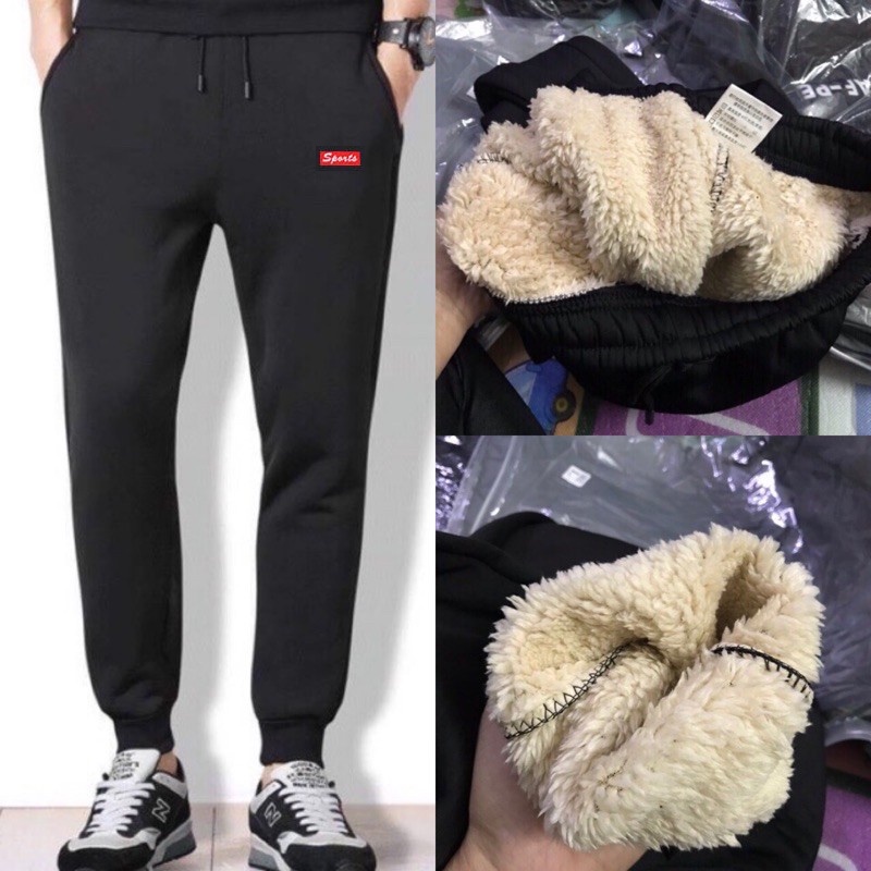 Quần nỉ lót lông nam nữ dododios siêu ấm, siêu dày, không xù, cam kết lỗi 1 đổi 1