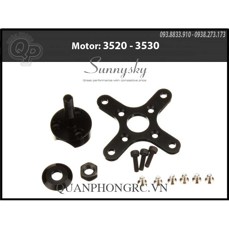 Đầu motor Sunnysky 2814 / 2820 - 3520 / 3530