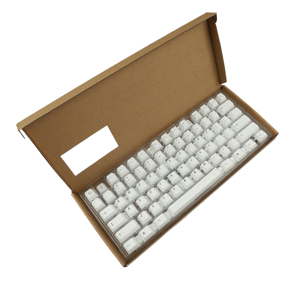Nút Bàn Phím YMDK Cherry 139 Mac Normcore PBT Màu Trắng | Bàn Phím Cơ Nx NJ80 ID80 RK61 GK61X GK61 ANSI 61 64 68 85 87 96 104