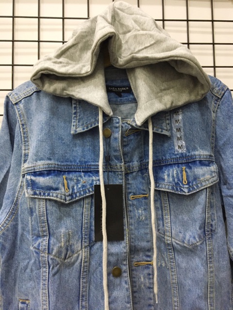 HOT ĐỈNH CAO SALE 10.10 🍀 | BÁN ĐỒ NGON | Áo khoác jeans ZARA có nón tháo rời Chất Đẹp >_> . . . ! . new . new : . ' :