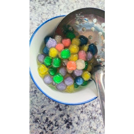 Trân châu handmade cacao, dứa, đậu biếc, hoàng kim