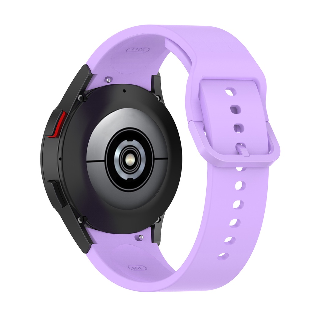 Dây Đeo Silicone Cho Đồng Hồ Thông Minh Samsung Galaxy Watch4 40mm 44mm / Classic 42mm 46mm / Watch 5 pro