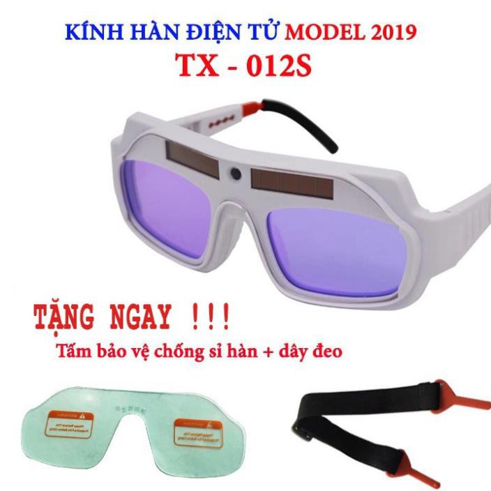 Kính hàn điện tử - kiếng hàn tự động TX012S có bảo hành