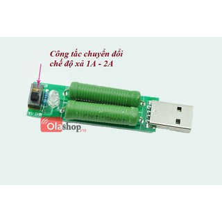 Điện trở xả pin 1A-2A cắm cổng USB