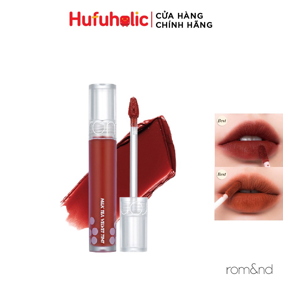 ROMAND – Son kem trà sữa lâu trôi mềm môi Milk Tea Velvet Tint ROMA03