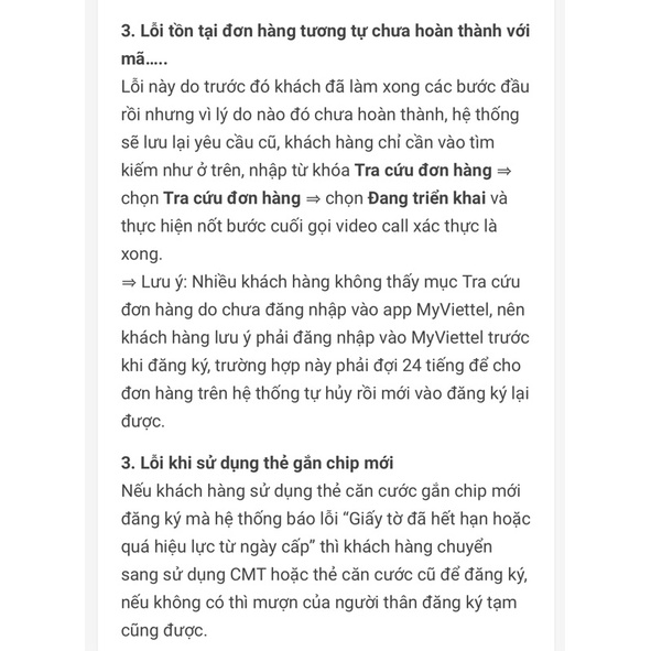 Sim Viettel nguyên kit chưa kích hoạt, quí khách tự đăng kí thông tin qua My viettel
