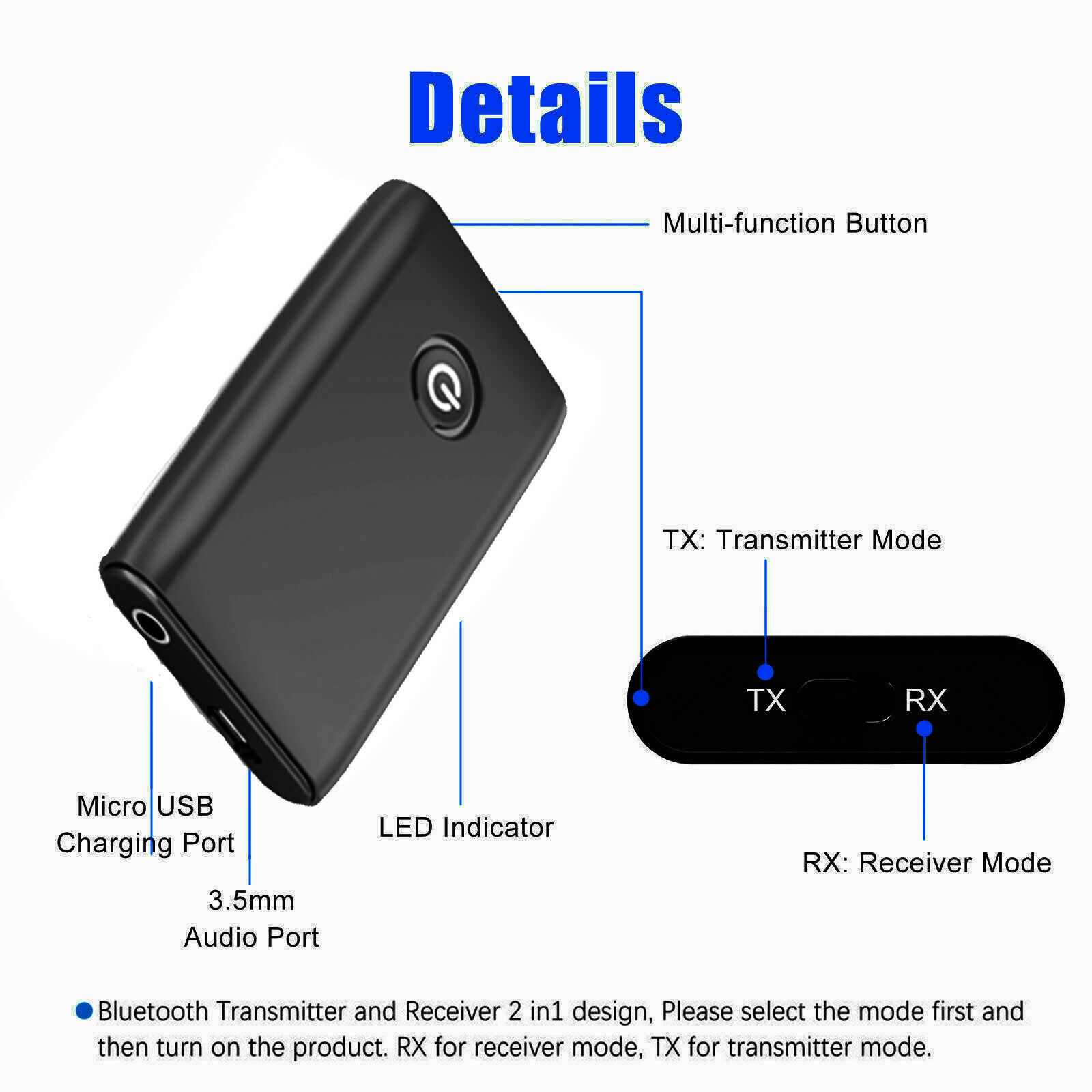Bộ Thu Phát Bluetooth B10S 5.0 3.5mm | BigBuy360 - bigbuy360.vn