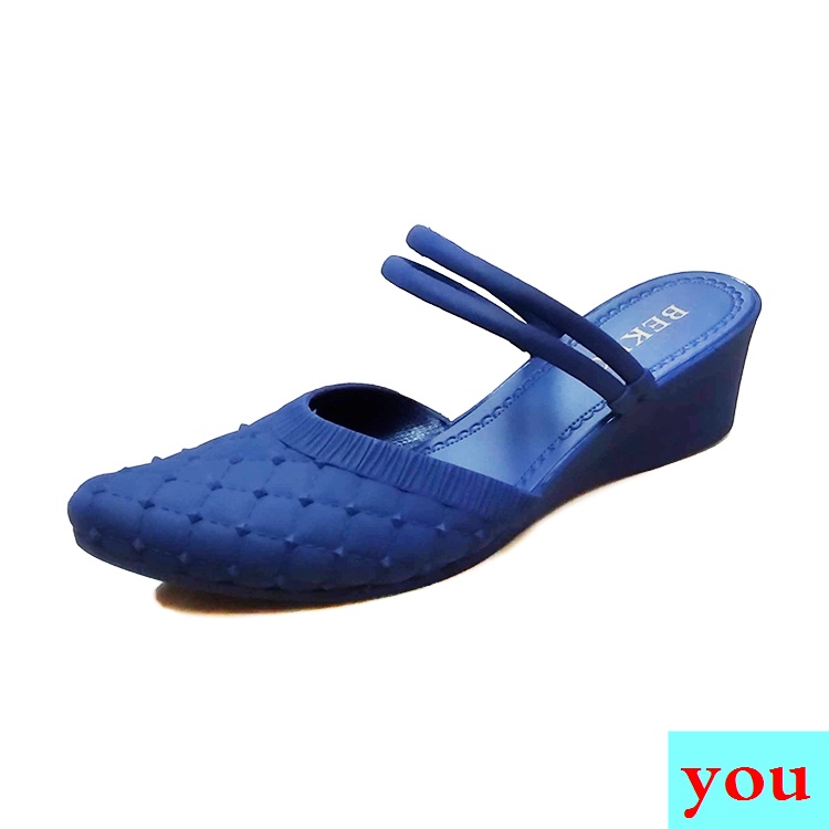 Giày Sandal Nhựa Đế Xuồng Mềm Hở Ngón Chống Trượt Không Thấm Nước Thời Trang Hè Thu Phong Cách Hàn Quốc Cho Nữ