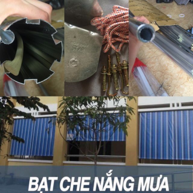 Bạt tự cuốn che nắng mưa Hòa Phát