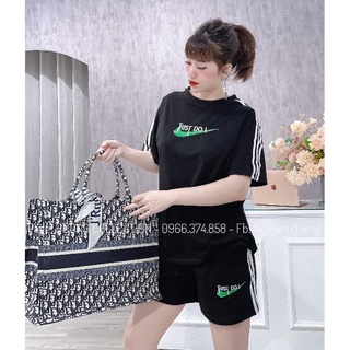 Ảnh thật set bộ bigsize thêu xịn xò 60-90kg
