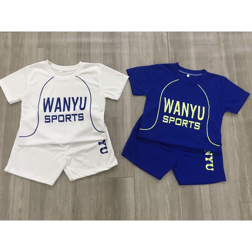 Bộ cộc tay bé trai,bộ thể thao bé trai bé gái chất cotton thông hơi cho bé 8-30kg