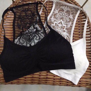 BRA-Áo bra croptop ren