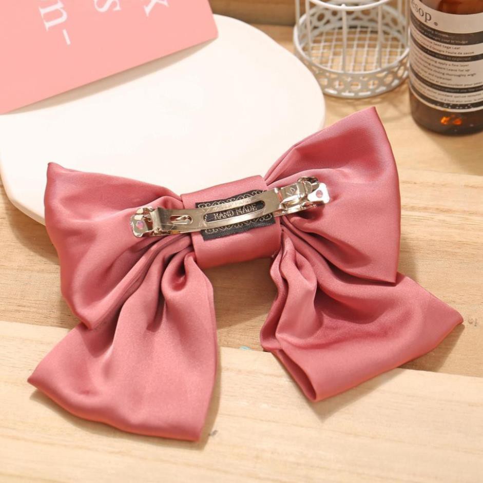 Korea Bowknot Hair Clip for Women Girls Sweet Ponytail Hair Accessories T7B98PKNU98