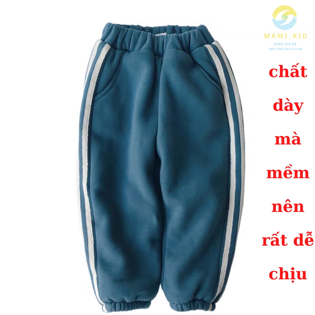 quần cho bé gái, bé trai LÓT LÔNG siêu ấm 10-40kg