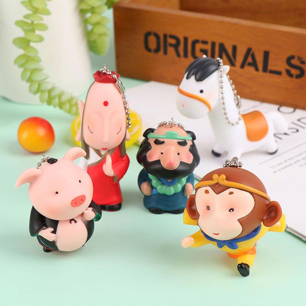Mmluck Móc Khóa Hình Búp Bê Anime Sha Monk Trắng Ngựa Journey To The West Monkey king Làm Quà Tặng