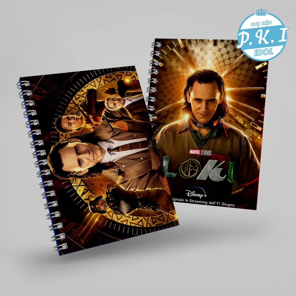Sổ Còng Notebook In Hình LOKI - Kẻ Thù Không Đội Trời Chung Của Thor