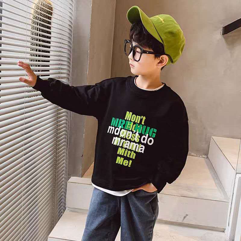 Áo Sweater Tay Dài Cổ Tròn Phong Cách Trung Hoa Cho Bé Trai Baju Budak Lelaki 2021