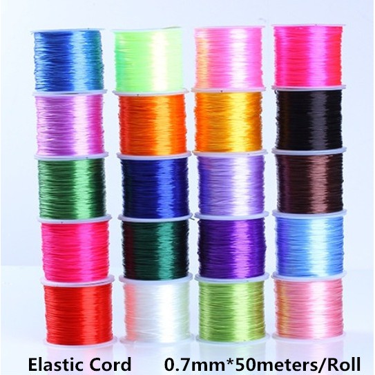 Cuộn Dây Co Giãn Dùng Làm Đồ Trang Sức 50mx0.7mm