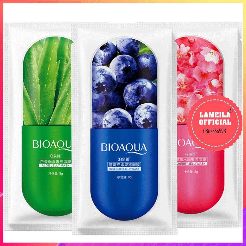 Mặt Nạ Ngủ Hình Viên Thuốc Jelly BIOAQUA chính hãng | BigBuy360 - bigbuy360.vn