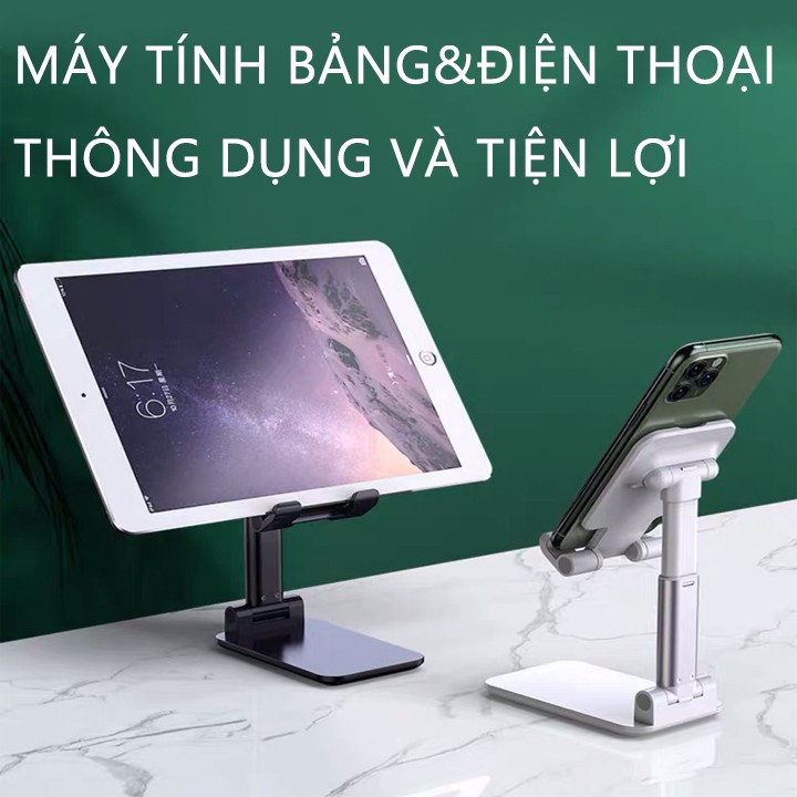 Giá đỡ điện thoại, máy tính bảng điều chỉnh tự do góc độ dễ sử dụng kích thước nhỏ gọn