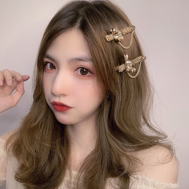 Kẹp Tóc Hình Thỏ/ Ong/ Ong Phong Cách Vintage Thời Trang Hàn Quốc