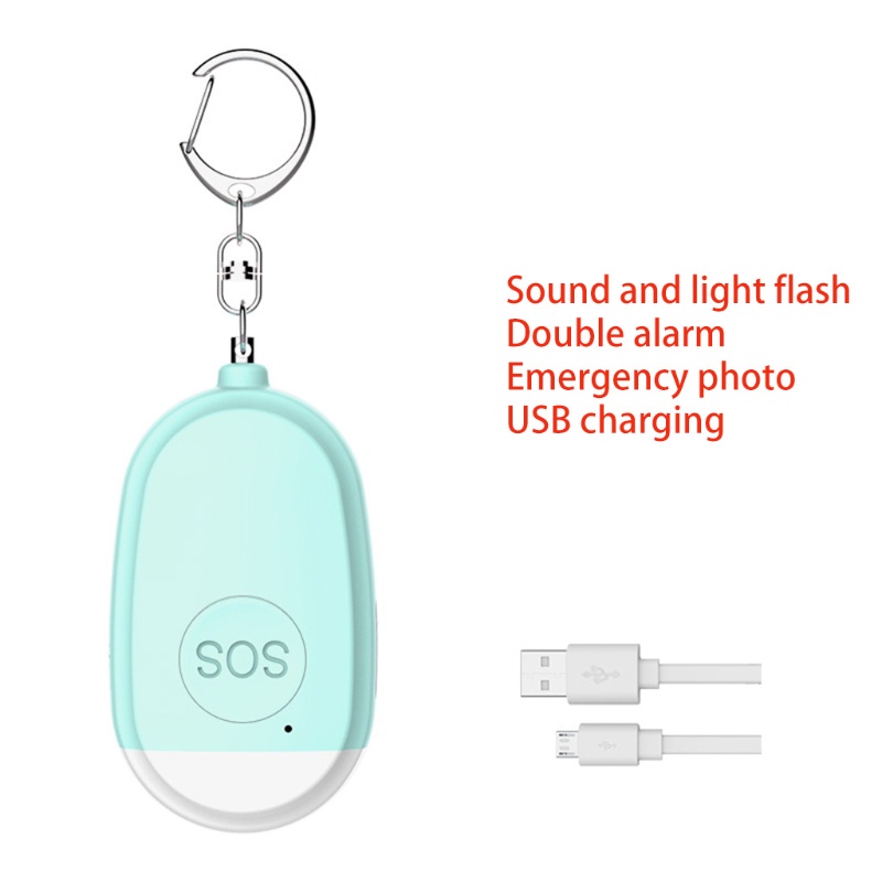 Móc Khóa Báo Động Khẩn Cấp 130dB Chống Tấn Công Cho Nữ