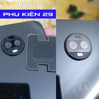 [Motorola Moto Z3/ Z3 Force/ Z3 Play] Dán lưng 3D vân Cacbon - Carbon, Kính chống xước Camera