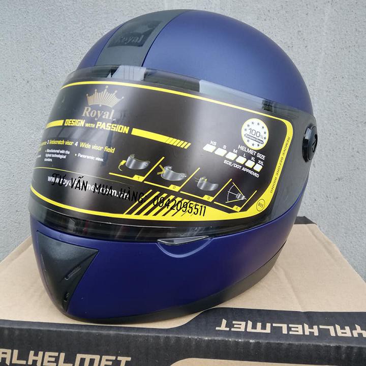 Mũ bảo hiểm có cằm cho nữ Royal chính hãng