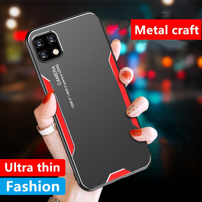 Ốp Lưng Kim Loại Đơn Giản Thời Trang Cho Huawei Y9 Prime 2019 Y9S Y7 Prime Y9 Pro Y7 Pro Y6 Pro 2019 Y9 Y7 Y5 2019 Y8P Y5P Y9 2018