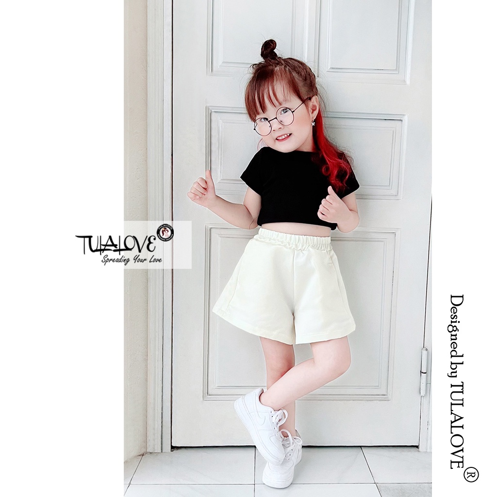 Quần Sooc Phồng Cho Bé Gái TulaLove Vải Taffta, Quần Short Bé Gái Tulalove