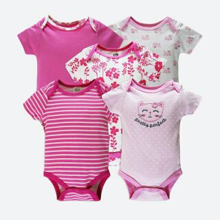 Set 5 body chip cho bé size 3-12m
