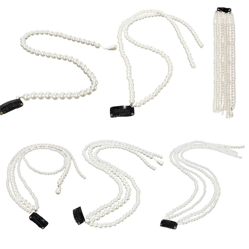 Kẹp Tóc Dạng Chuỗi Hạt Thời Trang