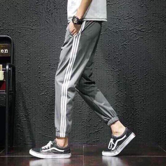 Quần jogger kaki ba sọc nam nữ CA180 | BigBuy360 - bigbuy360.vn