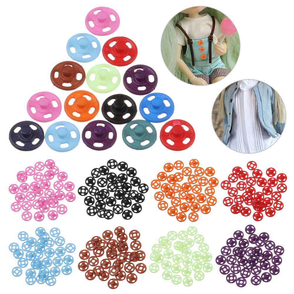 BEBETTERM Set 15 Nút Bấm Mini 7mm Chất Lượng Cao Cho Búp Bê