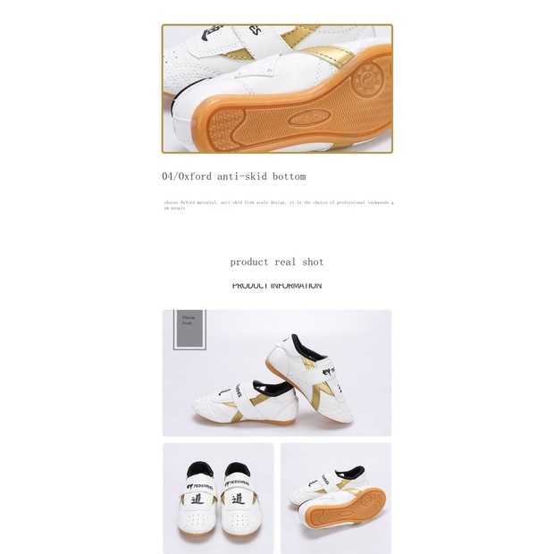 Giày Tập Võ taekwondo Chống Trượt Thoáng Khí Cho Bé