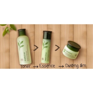 Bộ Dưỡng Innisfree Green Tea Fresh