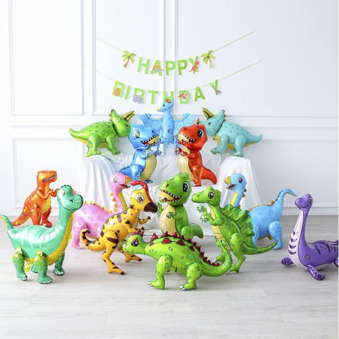 Bóng oxi 4D hình khủng long lưng gai cao cấp