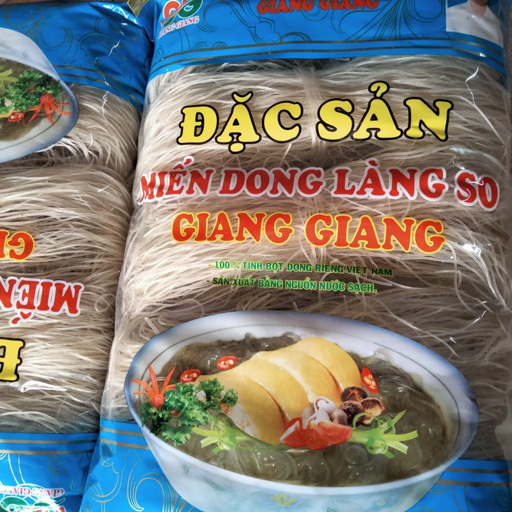 Miến dong làng ❤️FREESHIP❤️ Sạch ko tẩy / Miến dong Nam Định nhà làm cực ngon 450gram