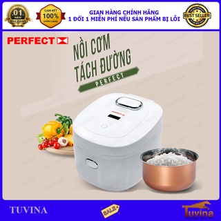 Nồi Cơm Điện Tách Đường Cảm Ứng Perfect PF-RC869 1.8L - Loại Bỏ Đến 70% Đường Xấu - Hàng Chính Hãng (Bảo Hành 12 Tháng)