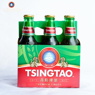(1 LỐC 6 CHAI) Bia Tsingtao - Bia Thanh Đảo Nhập Khẩu 330ml 4.85 Vol