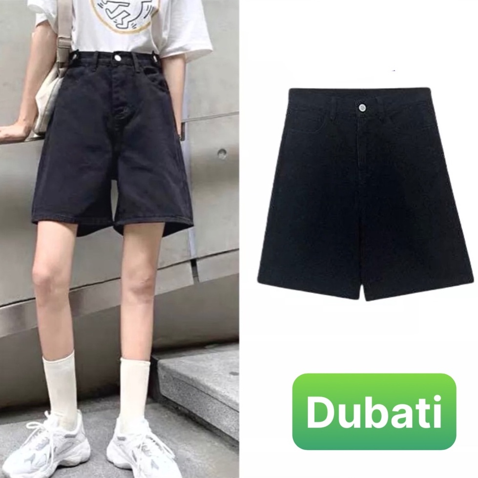 QUẦN SHORT SỌT JEAN LỬNG KIỂU NGỐ NỮ ỐNG SUÔNG RỘNG LƯNG CAO NÂNG MÔNG HÀN QUỐC HOT MÙA HÈ -DUBATI FASHION