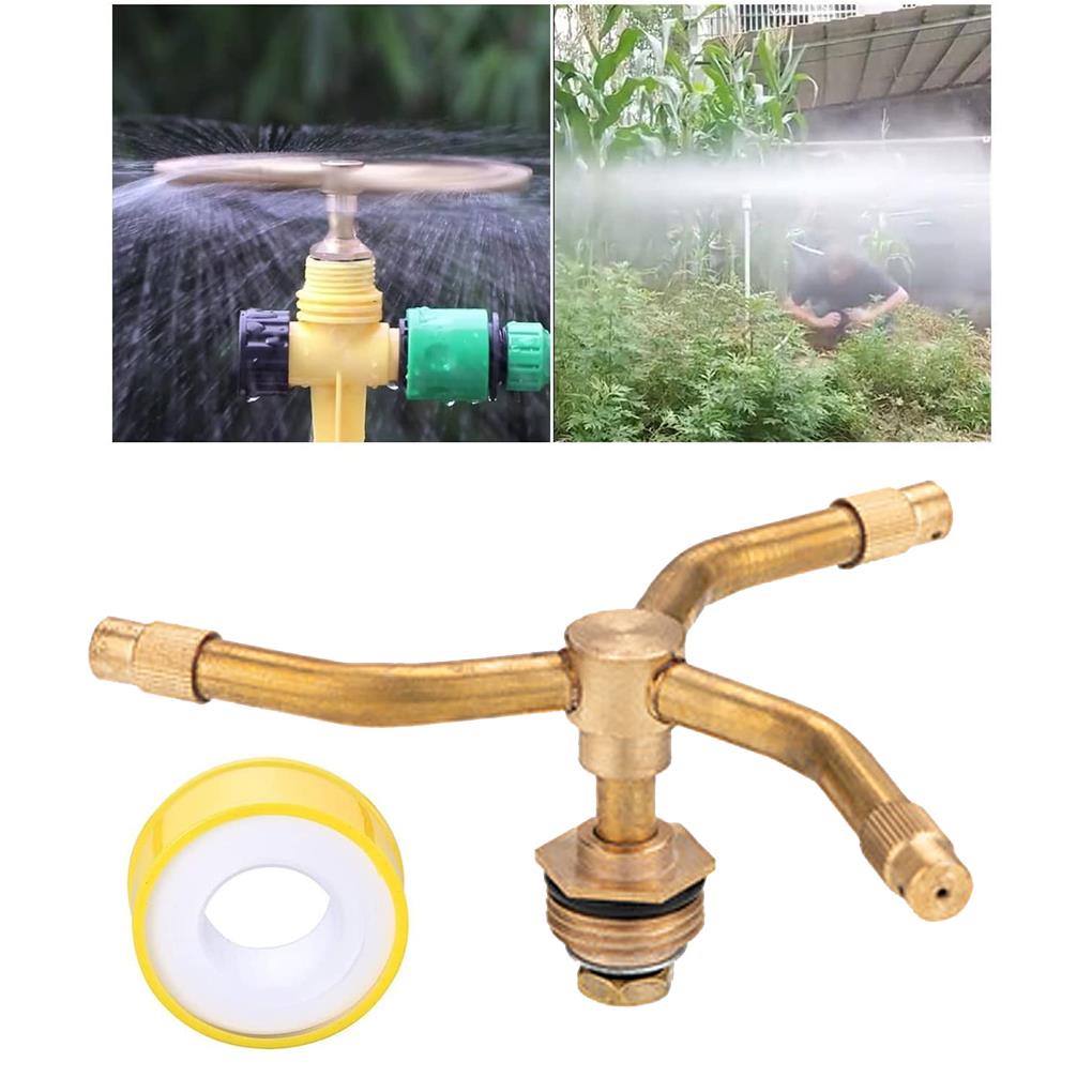 Vòi Phun Nước Tưới Cây Nông Nghiệp Tự Động Xoay 360 Độ