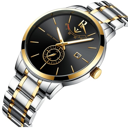 Đồng hồ nam dây thép đặc Nibosi 2318 fullbox | BigBuy360 - bigbuy360.vn