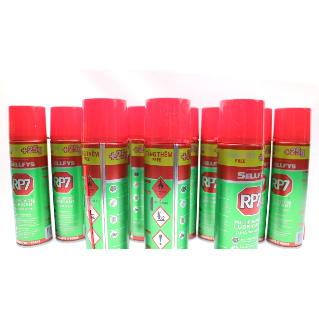RP7 Chai Xịt Chống Rỉ Sét 175g Đa Năng Tiện Dung