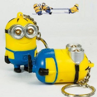 Xả hàng Móc khóa Minion kêu I love You có đèn led Tiện lợi