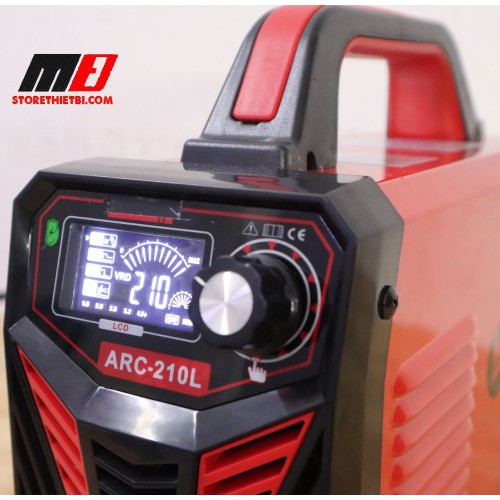 MÁY HÀN MINI Weldone  ARC-210L SIÊU KHỎE (4 CẤP) ĐỒNG HỒ ĐIỆN TỬ