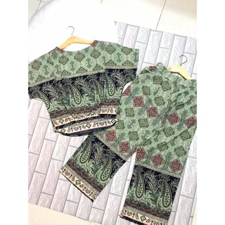 [HÌNH THẬT 100%]Bộ đồ mặc nhà quần dài ống rộng lụa mango cao cấp